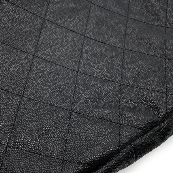 シャネル ショルダーバッグ ココマーク マトラッセ ホーボーバッグ キャビアスキン AS5384 CHANEL 2way 黒
