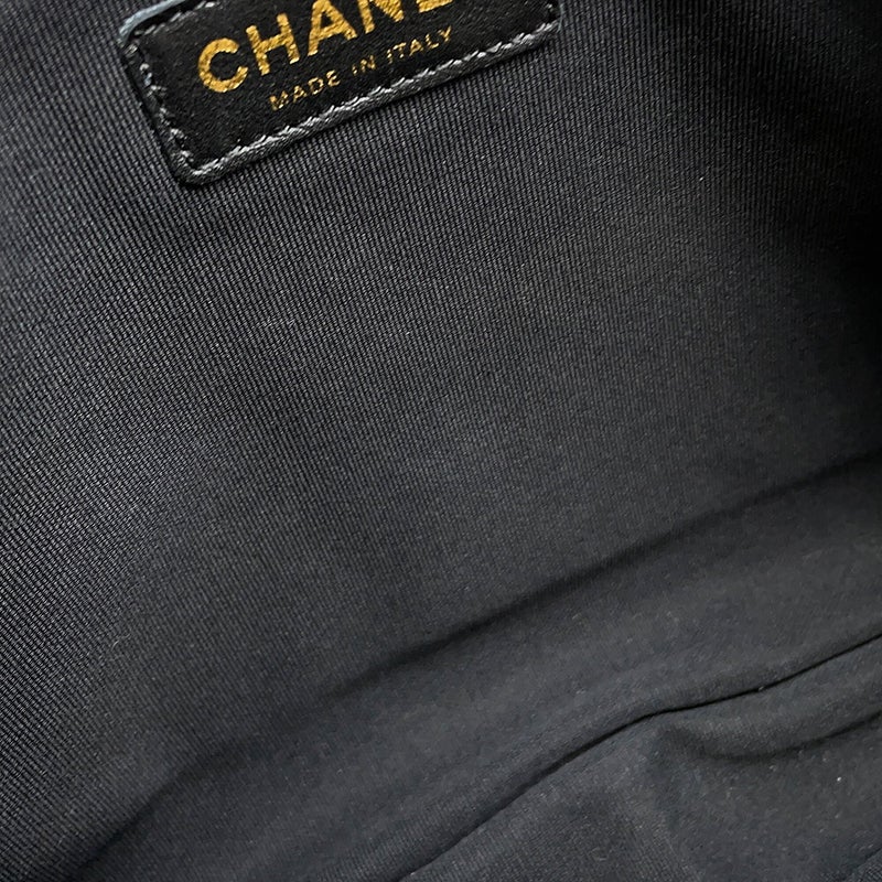 シャネル ショルダーバッグ ココマーク マトラッセ ホーボーバッグ キャビアスキン AS5384 CHANEL 2way 黒