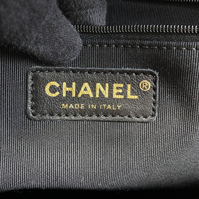 シャネル ショルダーバッグ ココマーク マトラッセ ホーボーバッグ キャビアスキン AS5384 CHANEL 2way 黒