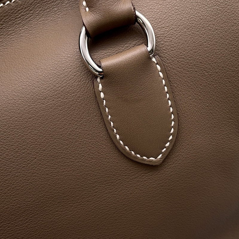 エルメス ハンドバッグ ツールボックス26 エトゥープ/シルバー金具 スイフト T刻印 ２wayショルダー