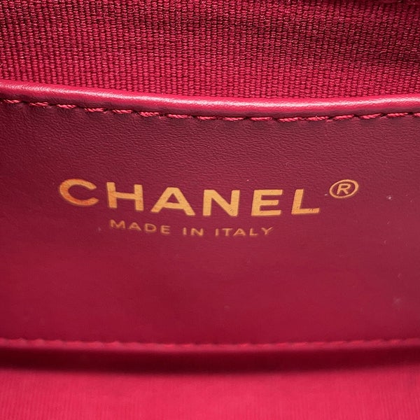シャネル チェーンショルダーバッグ マトラッセ ココマーク Wチェーン キャビアスキン AS3467 CHANEL 黒