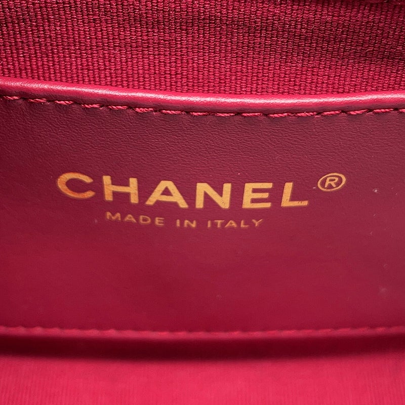 シャネル チェーンショルダーバッグ マトラッセ ココマーク Wチェーン キャビアスキン AS3467 CHANEL 黒