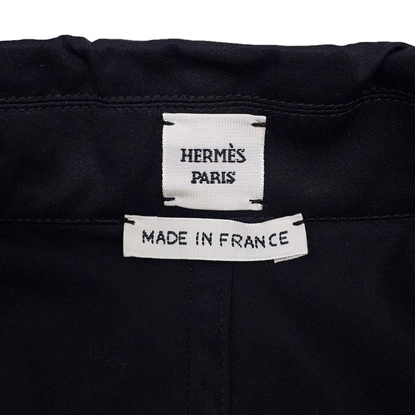 エルメス ワンピース シャツワンピース クルードセル セリエボタン コットン レディースサイズ36 HERMES アパレル 黒