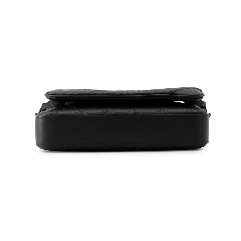 ルイヴィトン ショルダーバッグ モノグラム・シャドウ トリオ・メッセンジャー M46602 LOUIS VUITTON ブラック 黒