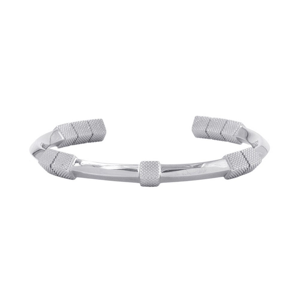 ボッテガヴェネタ ブレスレット カフ バングル Ag925シルバー サイズS