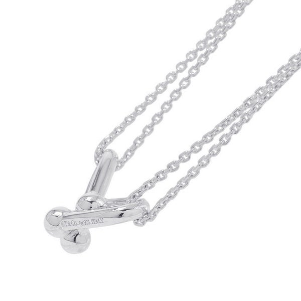 ティファニー ネックレス ハードウェア ダブル リンク ペンダント ラージ SV925シルバー 63104337 Tiffany&Co.
