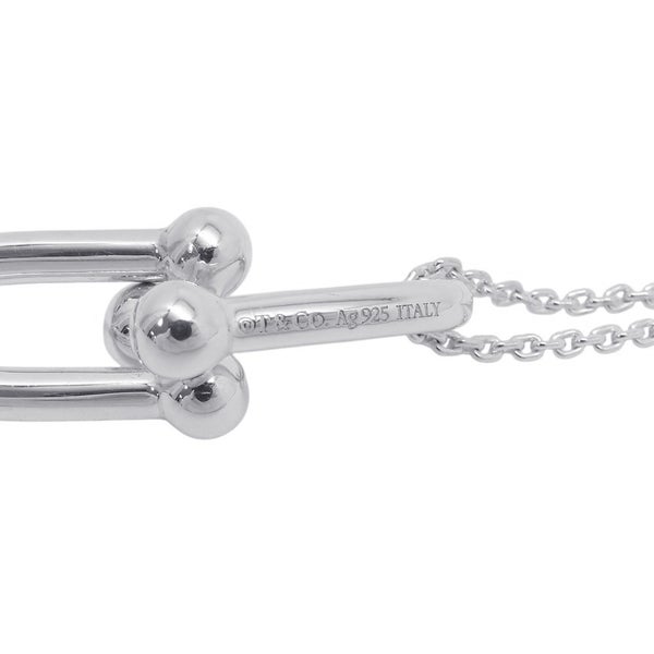 ティファニー ネックレス ハードウェア ダブル リンク ペンダント ラージ SV925シルバー 63104337 Tiffany&Co.