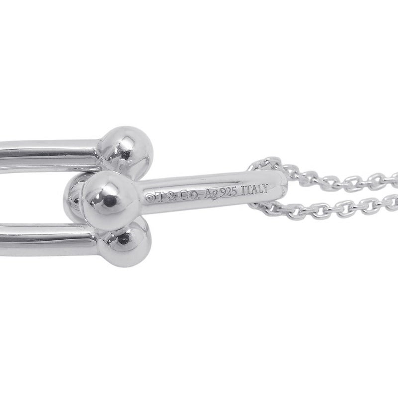 ティファニー ネックレス ハードウェア ダブル リンク ペンダント ラージ SV925シルバー 63104337 Tiffany&Co.