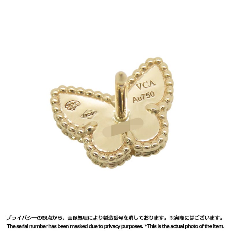 ヴァンクリーフ&アーペル ピアス スウィート パピヨン マザーオブパール K18YGイエローゴールド VCARN5JM00