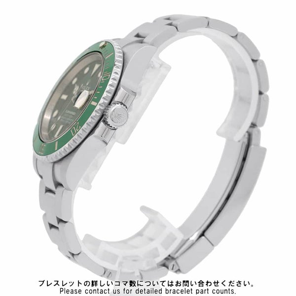 ロレックス サブマリーナ デイト ランダムシリアル ルーレット 116610LV ROLEX 腕時計 ウォッチ グリーン文字盤