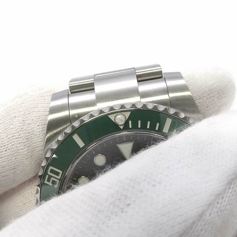 ロレックス サブマリーナ デイト ランダムシリアル ルーレット 116610LV ROLEX 腕時計 ウォッチ グリーン文字盤