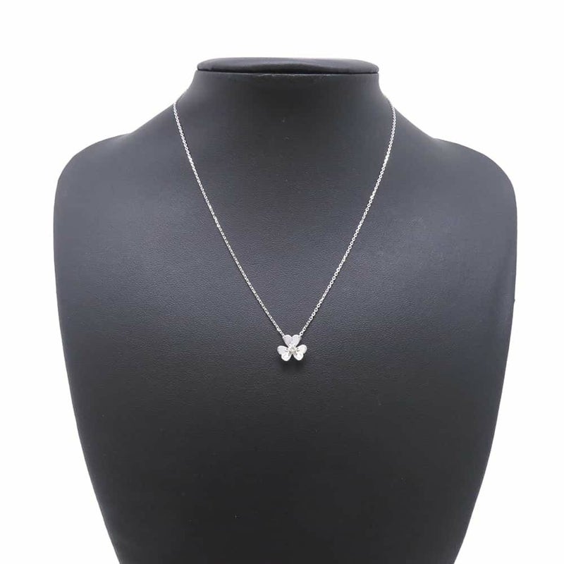 ヴァンクリーフ&アーペル ネックレス フリヴォル ペンダント ミニ ダイヤ 1P 0.05ct K18WGホワイトゴールド VCARP0J400 ジュエリー