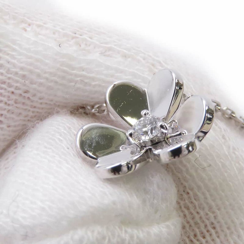 ヴァンクリーフ&アーペル ネックレス フリヴォル ペンダント ミニ ダイヤ 1P 0.05ct K18WGホワイトゴールド VCARP0J400 ジュエリー