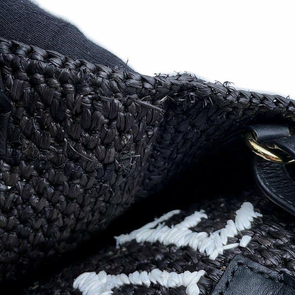 ロエベ トートバッグ スタンダード ラフィア A563R18X04 LOEWE 2wayショルダーバッグ 黒