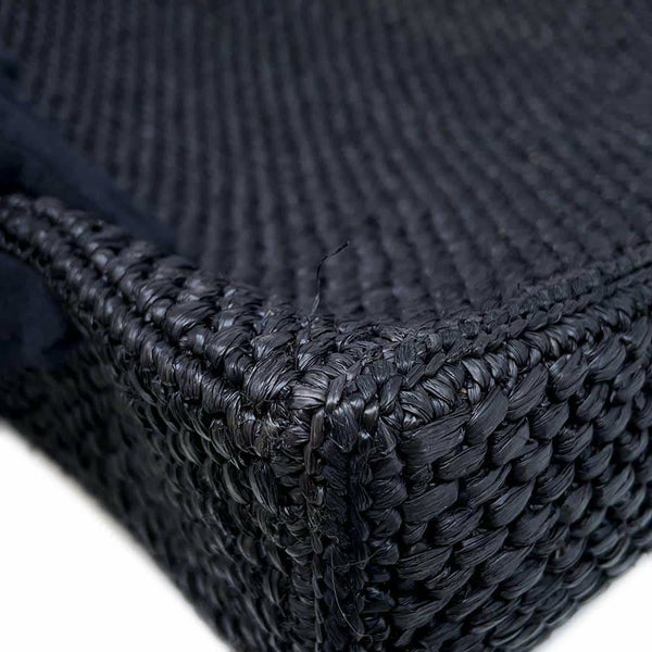 ロエベ トートバッグ スタンダード ラフィア A563R18X04 LOEWE 2wayショルダーバッグ 黒