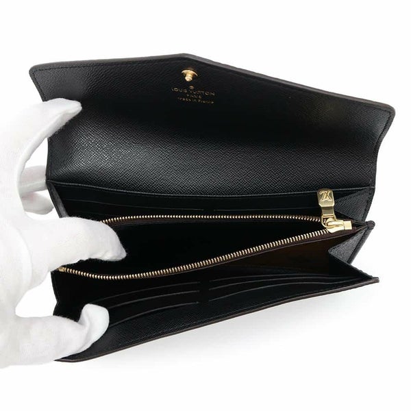 ルイヴィトン 長財布 モノグラム・ジャイアント モノグラム・リバース ポルトフォイユ・サラ M80726 LOUIS VUITTON ブラック 黒