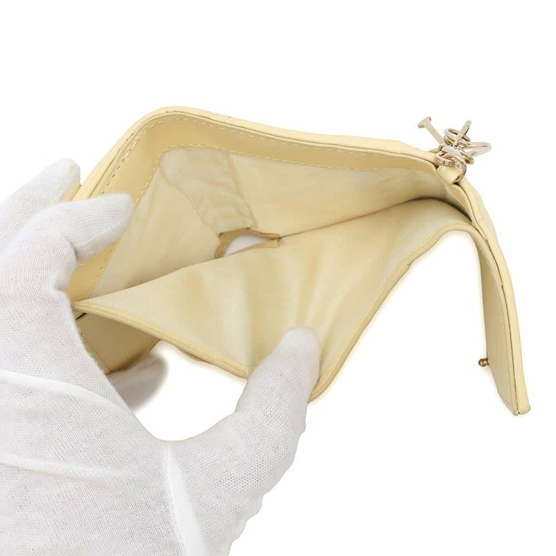 クリスチャン・ディオール 三つ折り財布 レディディオール ロータスウォレット カナージュ S0181ONMJ