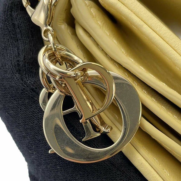 クリスチャン・ディオール 三つ折り財布 レディディオール ロータスウォレット カナージュ S0181ONMJ