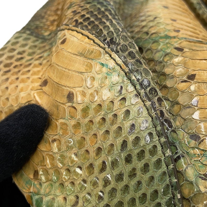 サルヴァトーレ・フェラガモ ハンドバッグ ガンチーニ パイソン 216300 Ferragamo