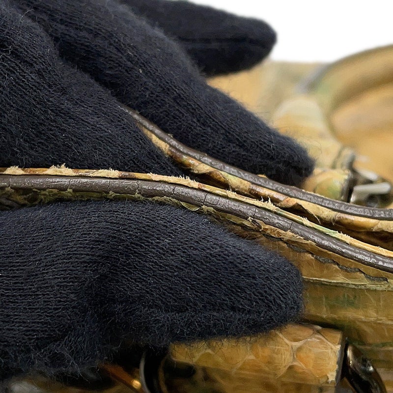 サルヴァトーレ・フェラガモ ハンドバッグ ガンチーニ パイソン 216300 Ferragamo