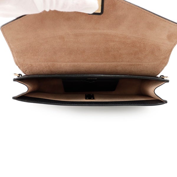 ヴァレクストラ ショルダーバッグ イジィデ クラッチ レザー Valextra 2wayクラッチバッグ 黒