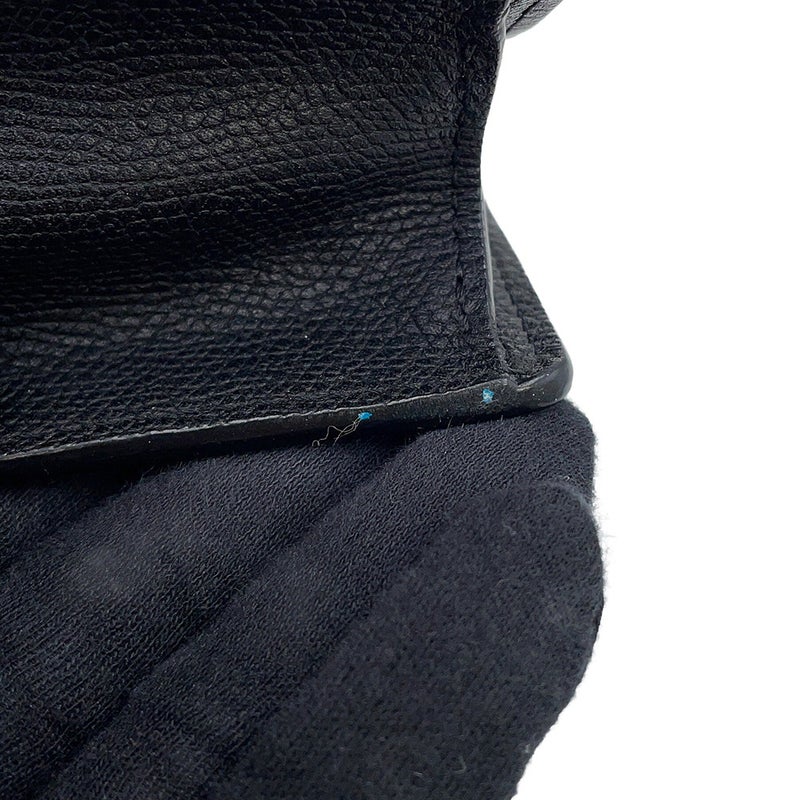 ヴァレクストラ ショルダーバッグ イジィデ クラッチ レザー Valextra 2wayクラッチバッグ 黒