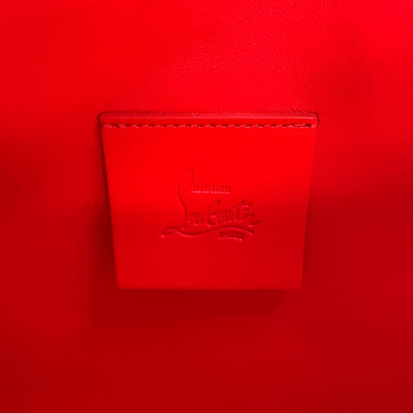 クリスチャン・ルブタン ショルダーバッグ スカイポーチ スパンコール レザー Christian Louboutin 2wayクラッチバッグ 黒