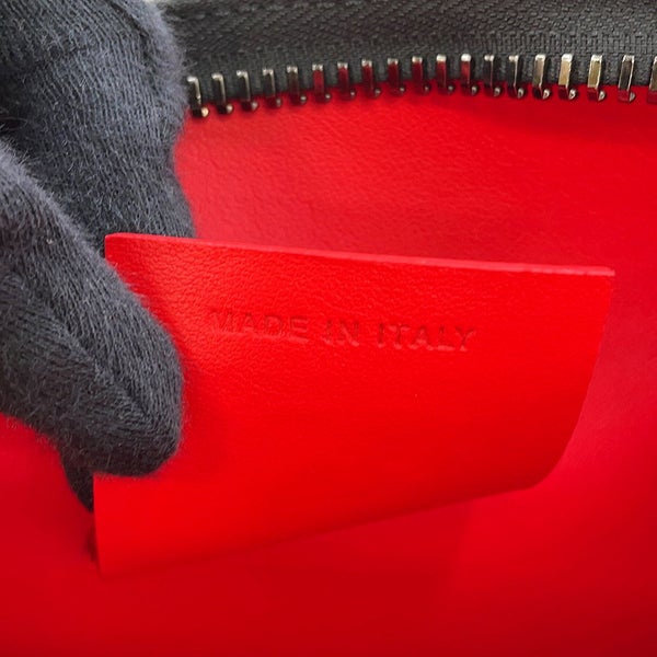クリスチャン・ルブタン ショルダーバッグ スカイポーチ スパンコール レザー Christian Louboutin 2wayクラッチバッグ 黒
