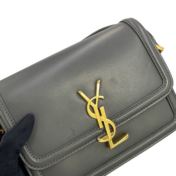 サンローランパリ ショルダーバッグ ソルフェリーノ スモール サッチェル ボックスレザー 634306 SAINT LAURENT PARIS