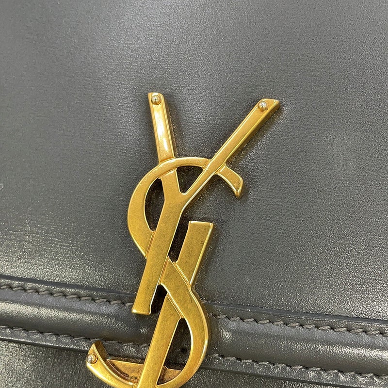 サンローランパリ ショルダーバッグ ソルフェリーノ スモール サッチェル ボックスレザー 634306 SAINT LAURENT PARIS