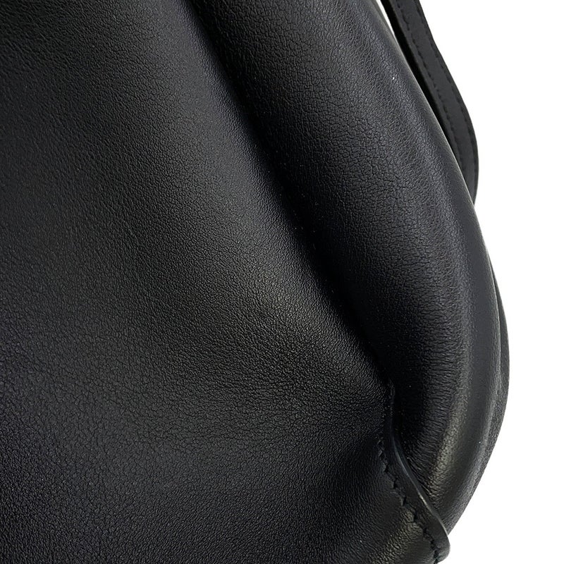 サンローランパリ ショルダーバッグ モノグラム ブールス ミニバケットバッグ レザー 394455 SAINT LAURENT PARIS 黒