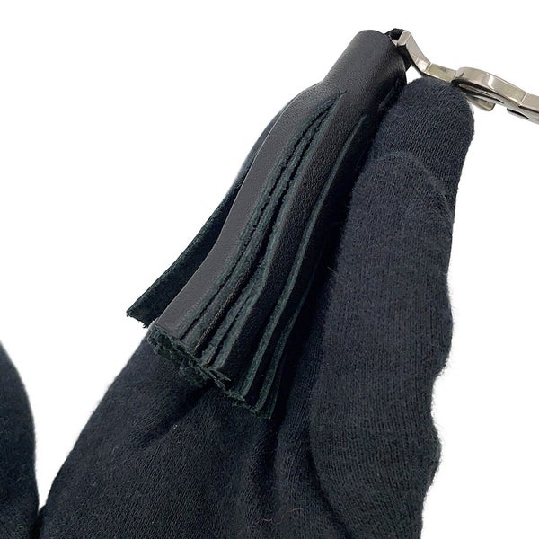 サンローランパリ ショルダーバッグ モノグラム ブールス ミニバケットバッグ レザー 394455 SAINT LAURENT PARIS 黒