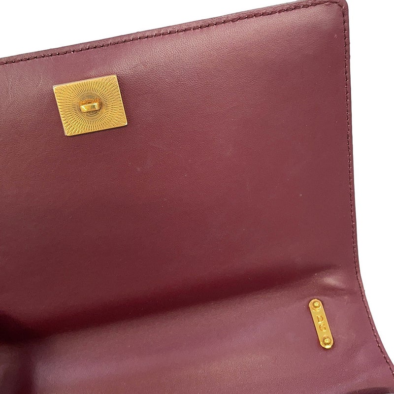 ドルチェ＆ガッバーナ チェーンショルダーバッグ ディヴォーション ハート フラワー柄 パイソン DOLCE&GABBANA 2way