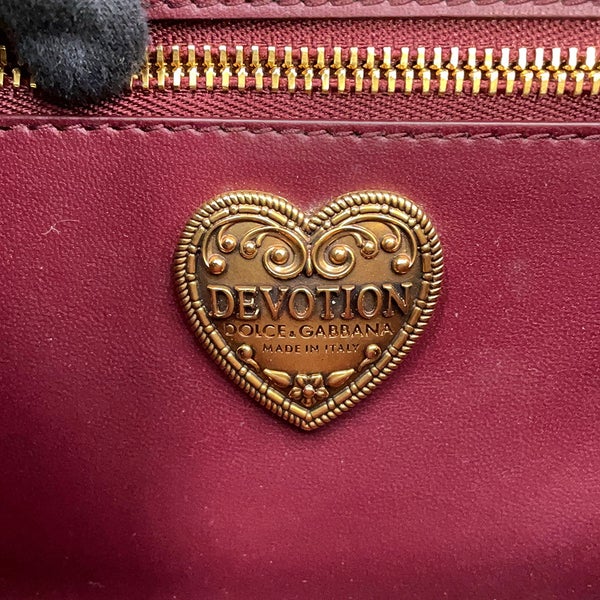 ドルチェ＆ガッバーナ チェーンショルダーバッグ ディヴォーション ハート フラワー柄 パイソン DOLCE&GABBANA 2way