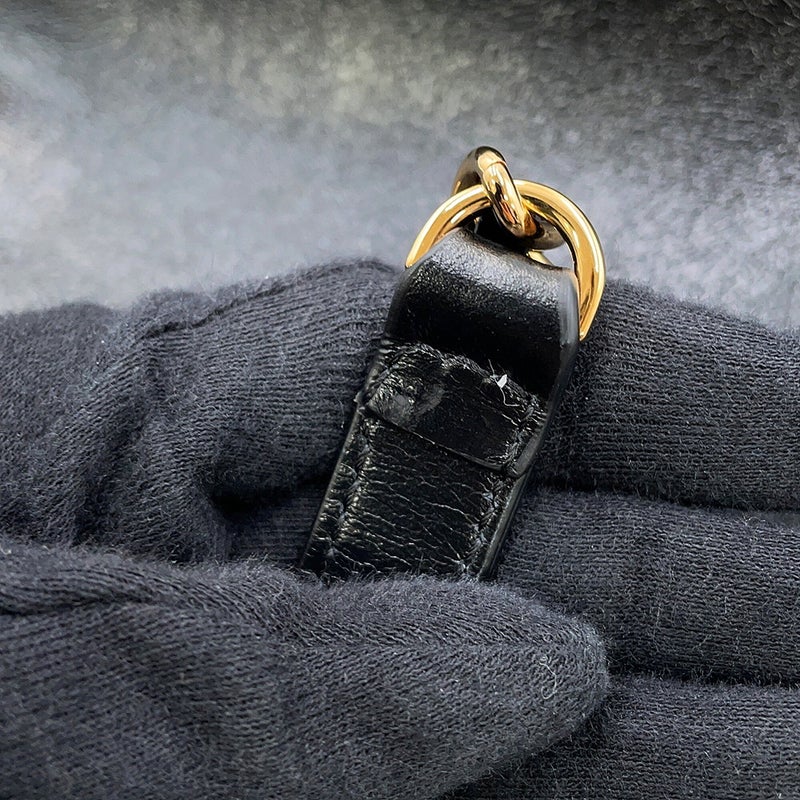 ヴェルサーチェ チェーンショルダーバッグ メデューサ スモール トート レザー 1021383 VERSACE 黒 2way