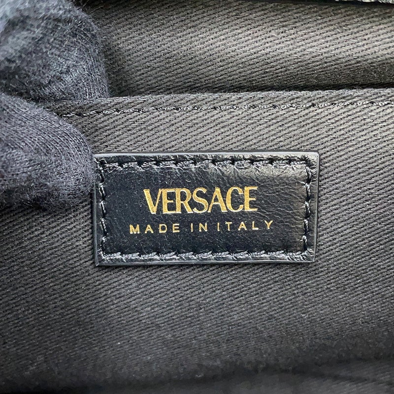 ヴェルサーチェ チェーンショルダーバッグ メデューサ スモール トート レザー 1021383 VERSACE 黒 2way