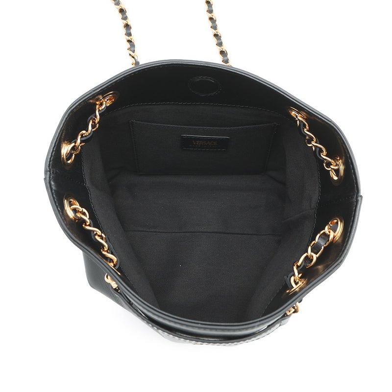 ヴェルサーチェ チェーンショルダーバッグ メデューサ スモール レザー 1021383 VERSACE 黒