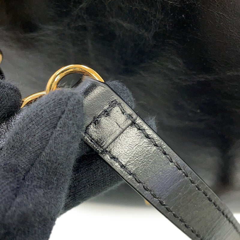 ヴェルサーチェ チェーンショルダーバッグ メデューサ スモール レザー 1021383 VERSACE 黒