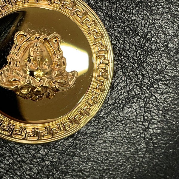 ヴェルサーチェ チェーンショルダーバッグ メデューサ スモール レザー 1021383 VERSACE 黒