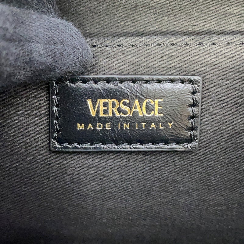 ヴェルサーチェ チェーンショルダーバッグ メデューサ スモール レザー 1021383 VERSACE 黒