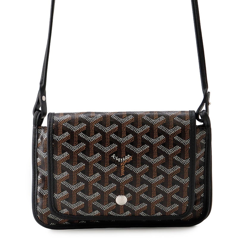 ゴヤール ショルダーバッグ プリュメ ポーチウォレット PVC レザー PLUMETPMLTY01CL01P GOYARD ミニバッグ 黒