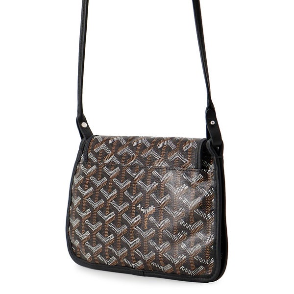 ゴヤール ショルダーバッグ プリュメ ポーチウォレット PVC レザー PLUMETPMLTY01CL01P GOYARD ミニバッグ 黒