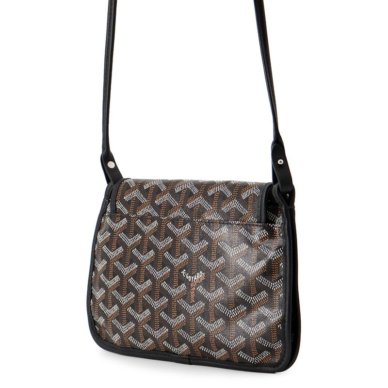 ゴヤール ショルダーバッグ プリュメ ポーチウォレット PVC レザー PLUMETPMLTY01CL01P GOYARD ミニバッグ 黒