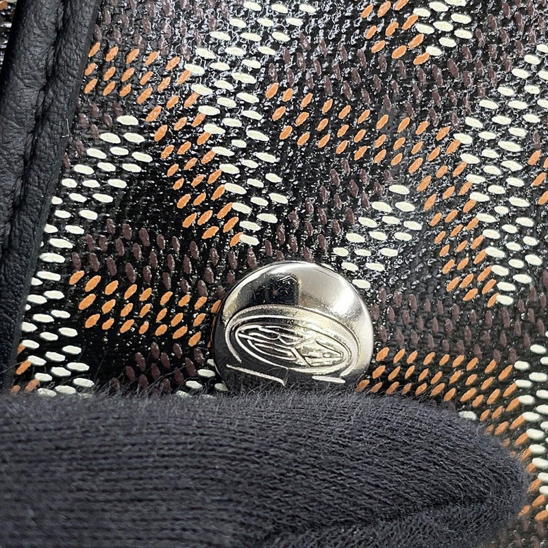 ゴヤール ショルダーバッグ プリュメ ポーチウォレット PVC レザー PLUMETPMLTY01CL01P GOYARD ミニバッグ 黒