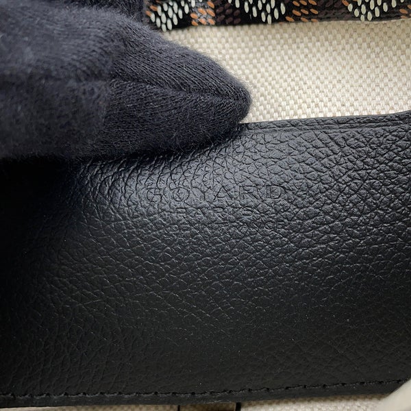 ゴヤール ショルダーバッグ プリュメ ポーチウォレット PVC レザー PLUMETPMLTY01CL01P GOYARD ミニバッグ 黒