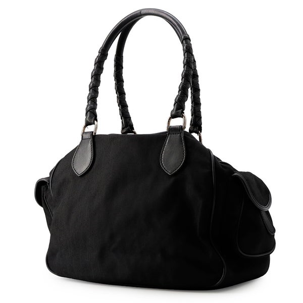 ディオール ハンドバッグ オブリーク ラブリー ナイロン レザー NLC44164 Christian Dior 黒