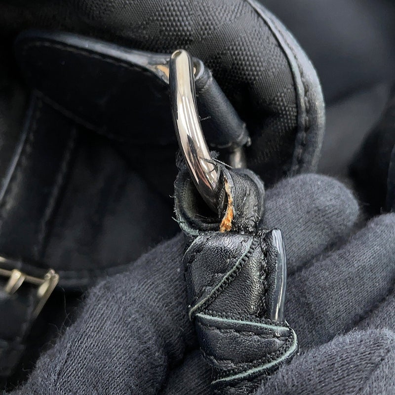 ディオール ハンドバッグ オブリーク ラブリー ナイロン レザー NLC44164 Christian Dior 黒