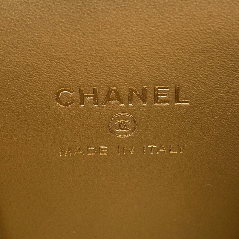 シャネル チェーンショルダーバッグ ココマーク マトラッセ ココボール バニティバッグ スモール  ラムスキン AP1447 CHANEL