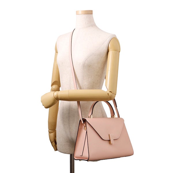 ヴァレクストラ ハンドバッグ イジィデ ミディアム ソフトカーフレザー WBES0056028LOC99PN Valextra 2way ピンク