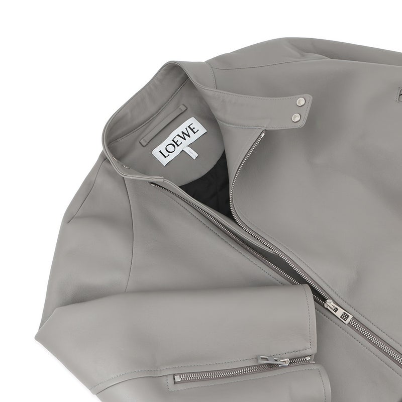 ロエベ ジャケット トラペーズ レザー  レディースサイズ36 S540Y34L35 LOEWE アウター